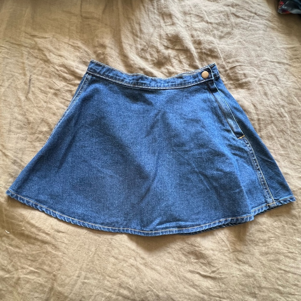 bullhead denim jean skirt